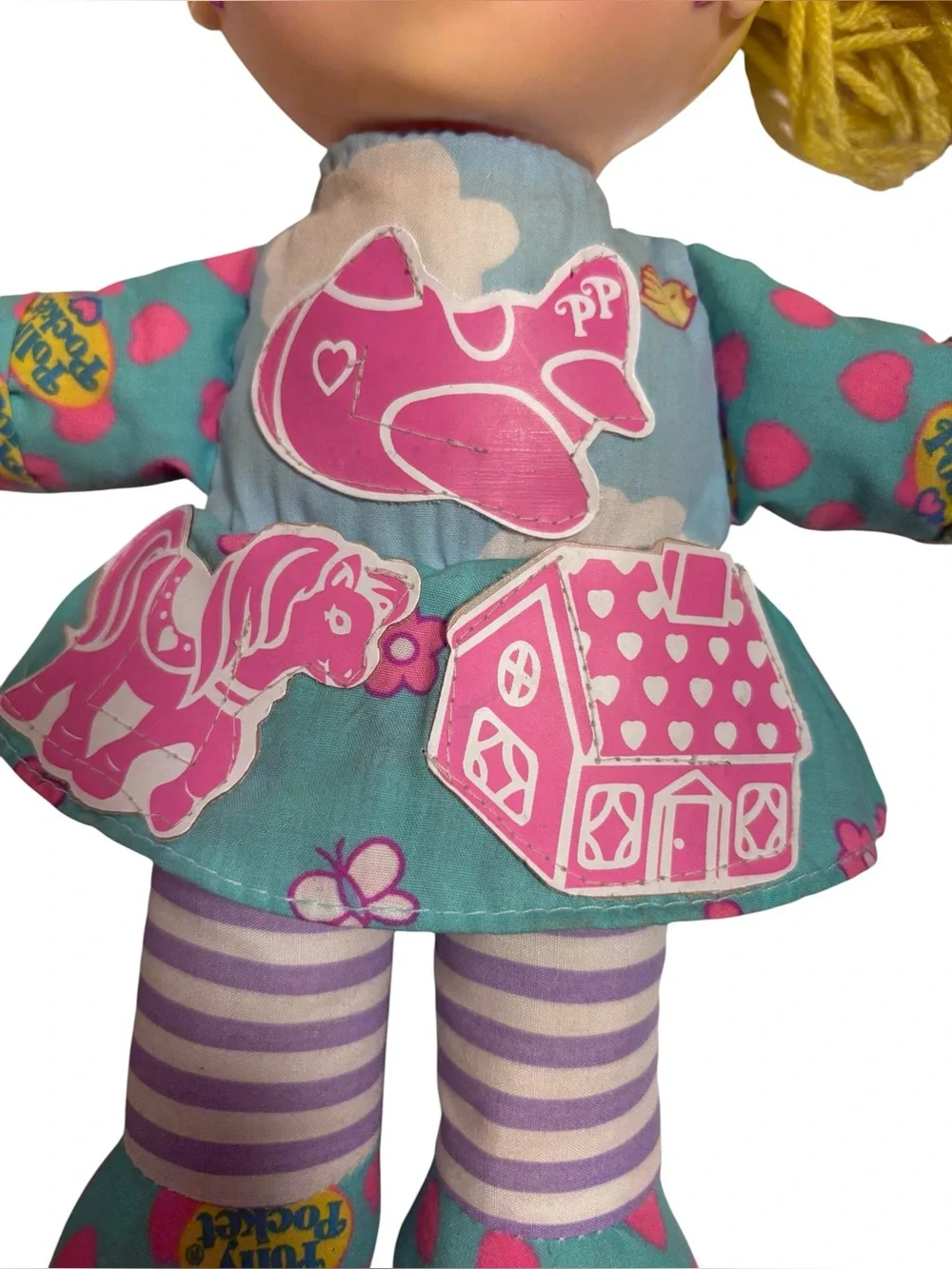 Polly Pocket Vintage 1995 Blue Bird Plush Doll